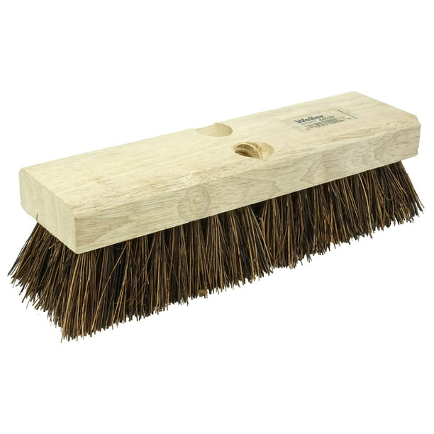 1 Long Bristles 9 Long Wood Block Pointed End Scrub Brush Block Base Is Made of Wood with a Natural Finish 1 Long Bristles 9 Long mt helper MN0450 